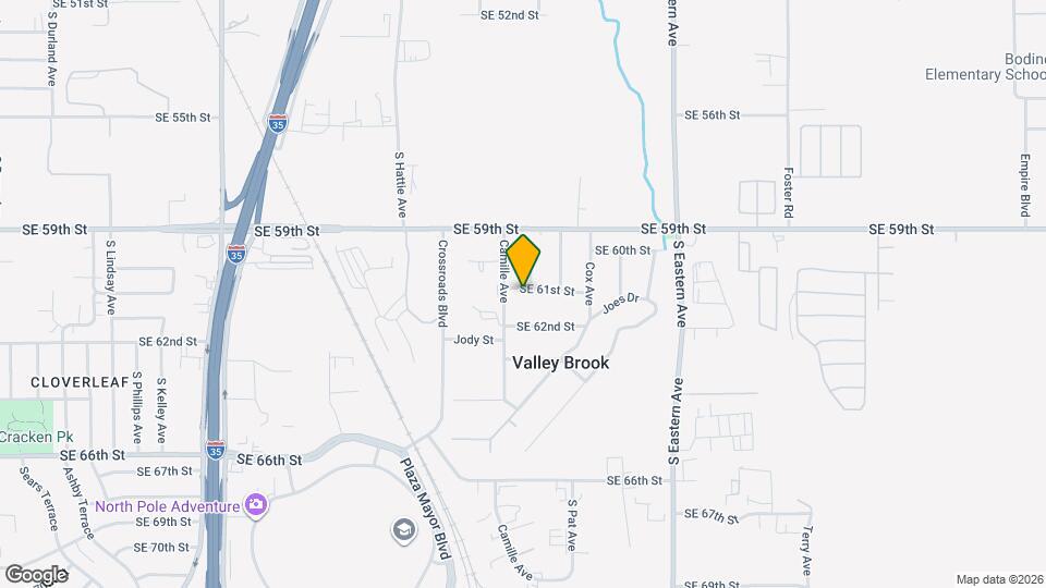 1606 SE 61st St Map and Location Details