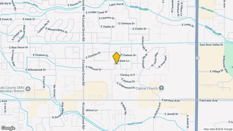 2100 N Dixie Ave Map and Location Details