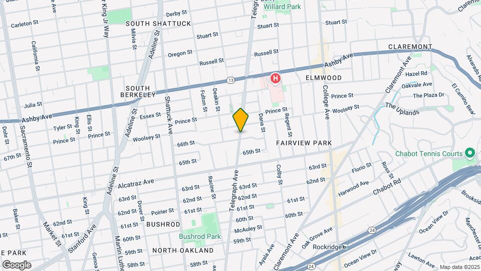 6612 Telegraph Ave Map and Location Details