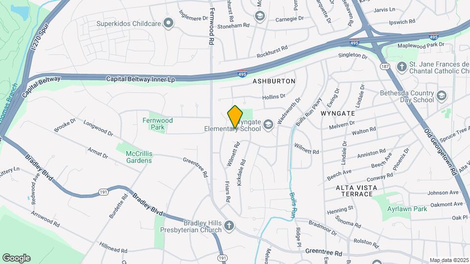 6308 Marywood Rd Map and Location Details