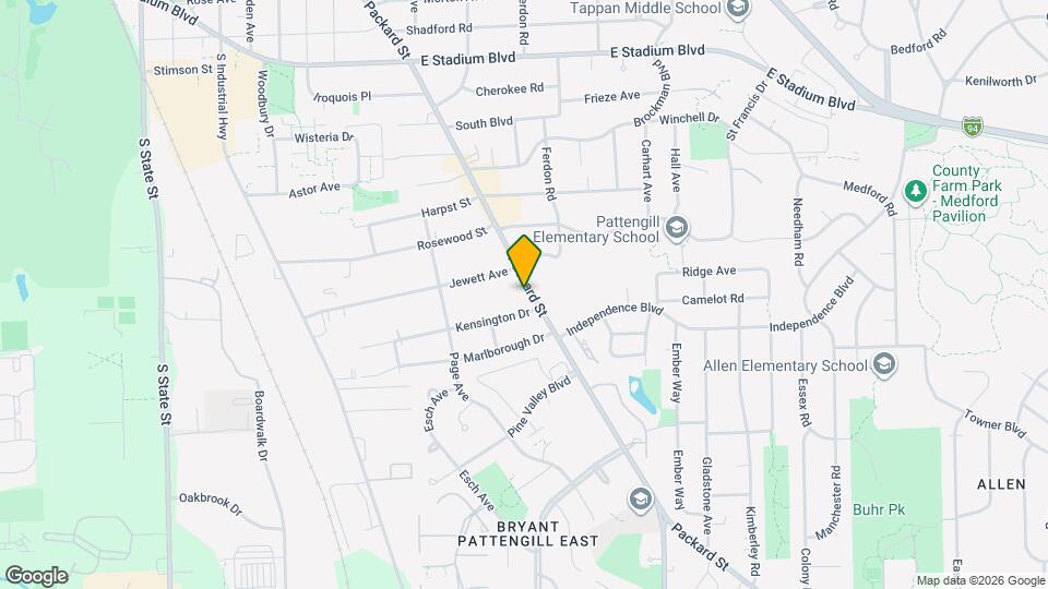 2314 Packard St Mapa y Detalles de la Ubicación