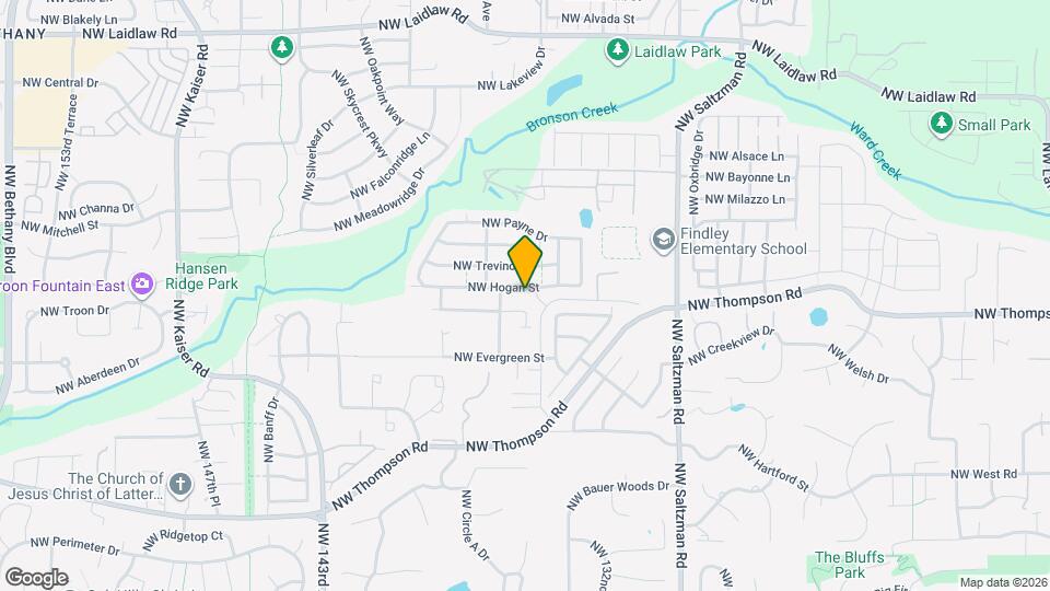 13566 NW Hogan St Map and Location Details