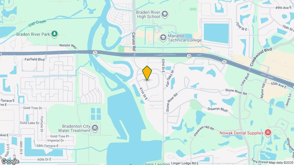 5521 61st Ln E Map and Location Details