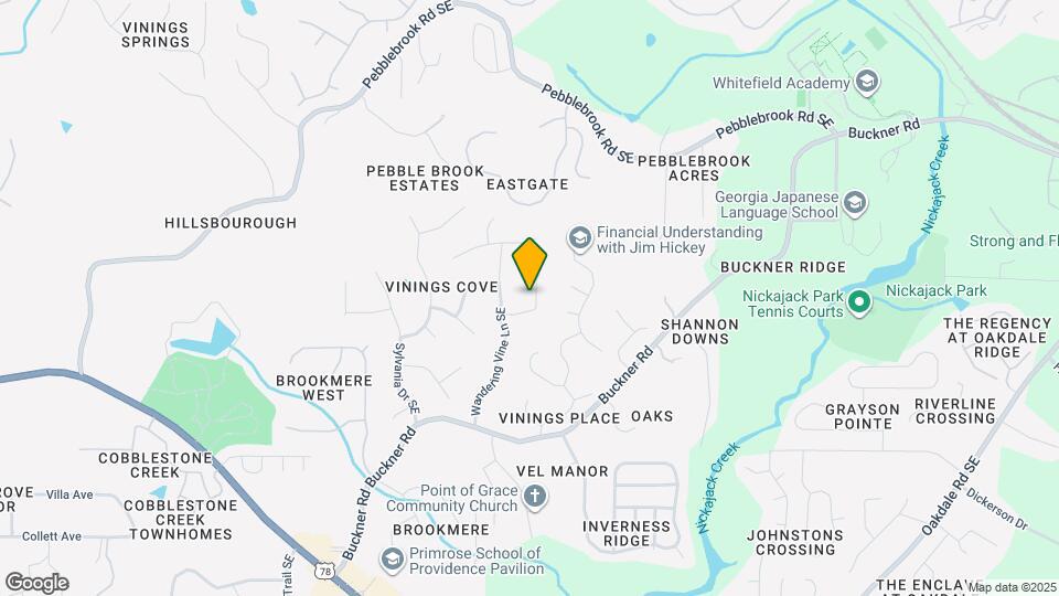 1221 Wandering Vine Ct SE Map and Location Details