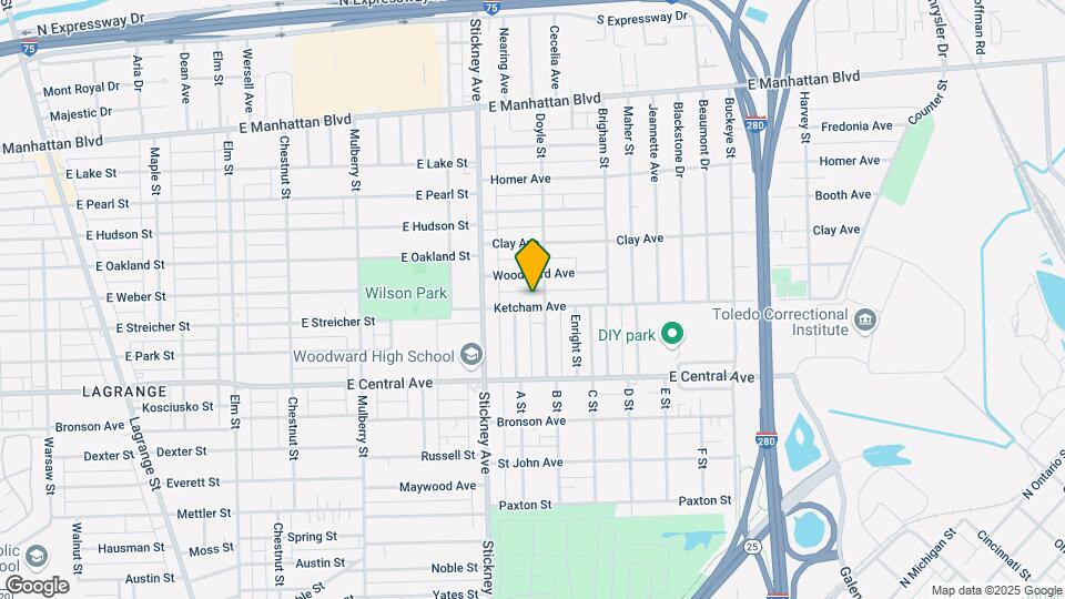915 Ketcham Ave Map and Location Details