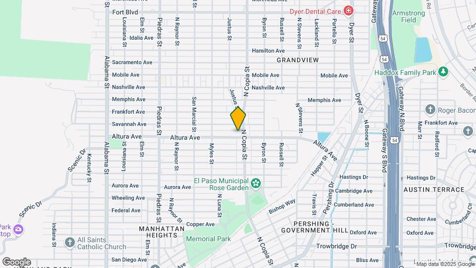 3257 Altura Ave Map and Location Details