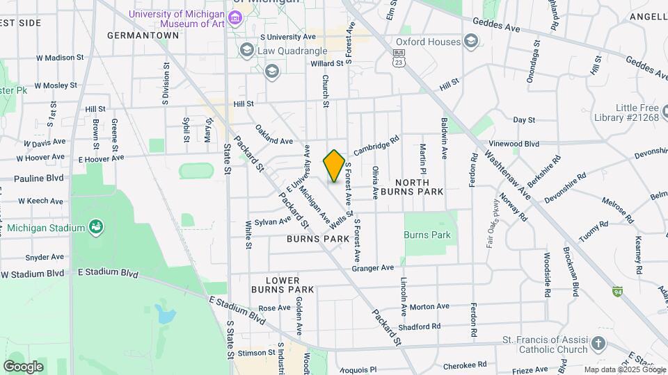 1135 Church St Map and Location Details