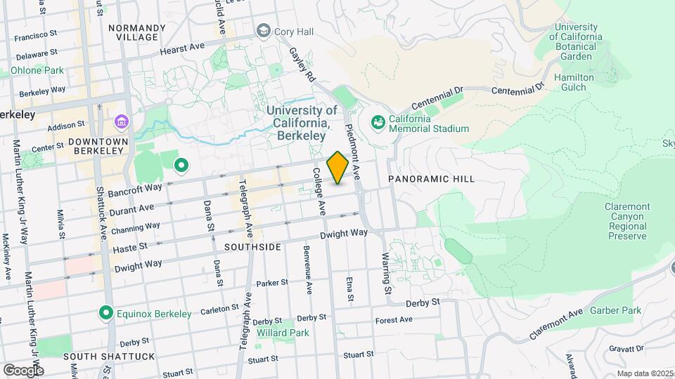 2721 Channing Way Map and Location Details