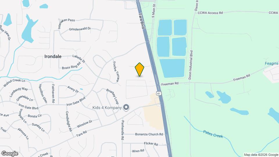 1968 Old Dogwood Map and Location Details