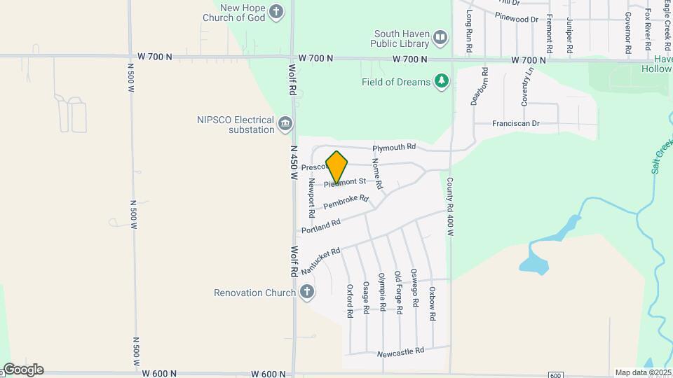 438 Piedmont St Map and Location Details