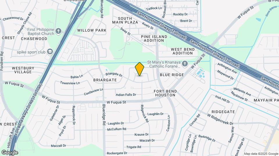 6642 Briargate Dr Map and Location Details