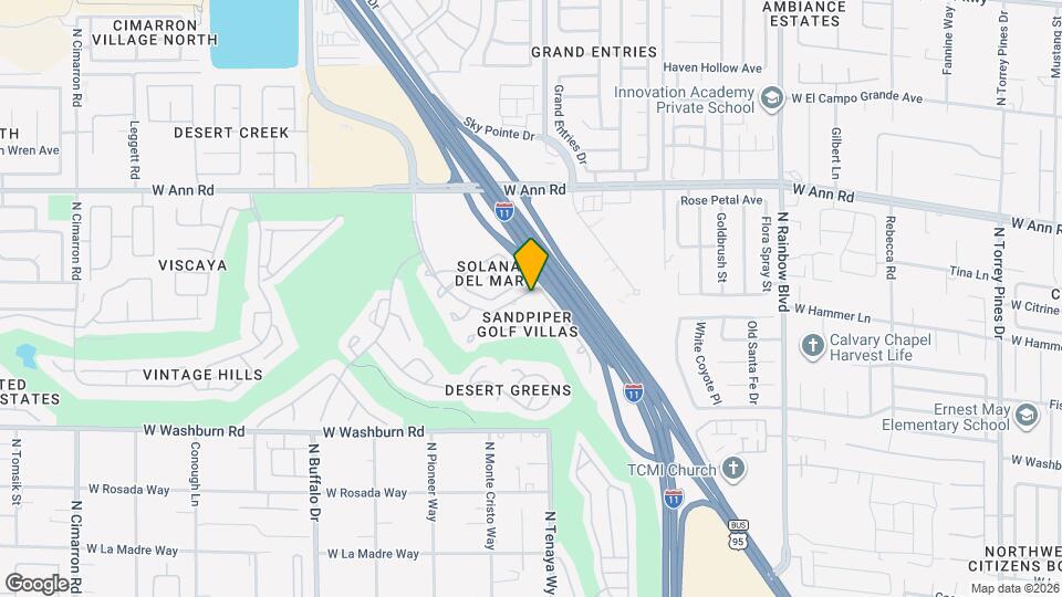 5429 Painted Mirage Rd Map and Location Details