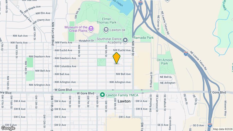 Columbia Square Apartments Map and Location Details