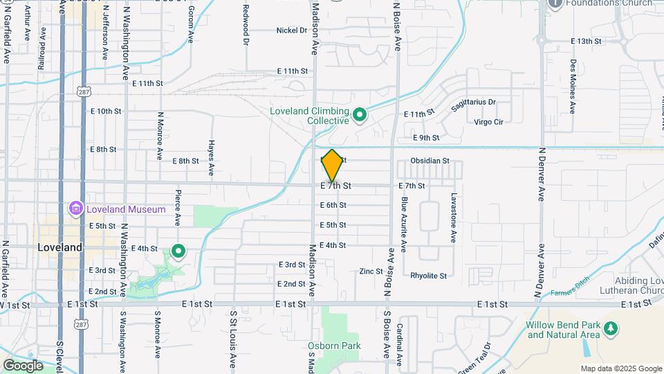 1330 E 7th St Map and Location Details