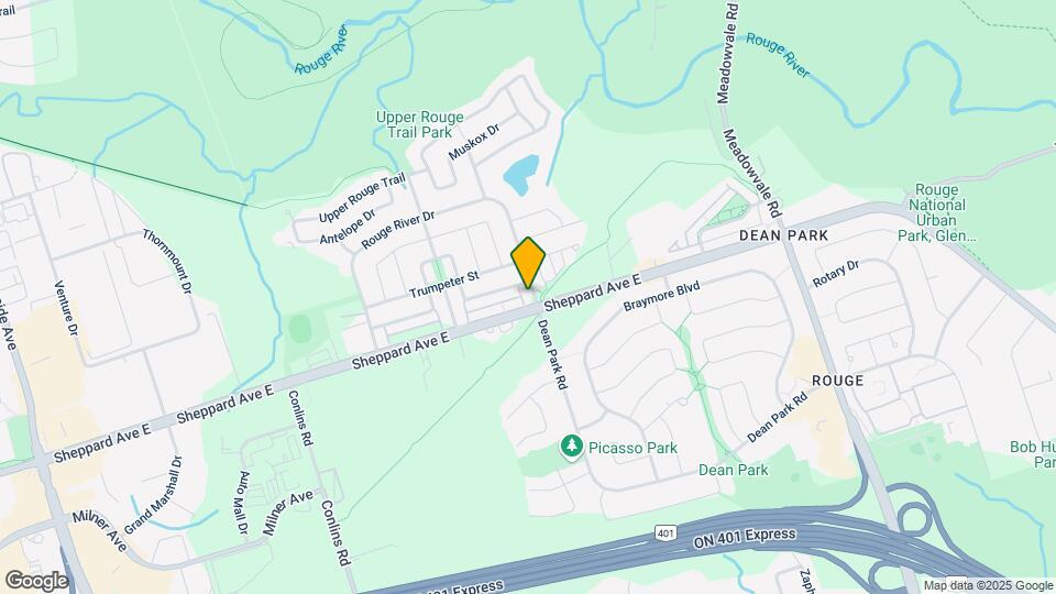 233 Rouge River Dr Map and Location Details