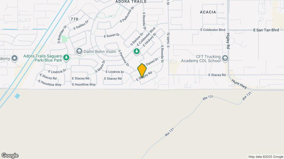 2609 E Stacey Rd Map and Location Details