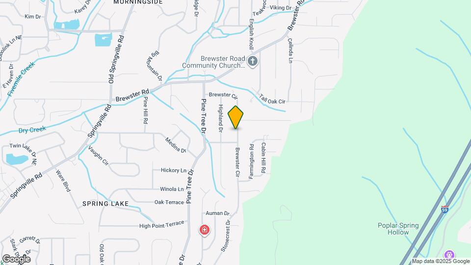 1508 Brewster Cir Map and Location Details