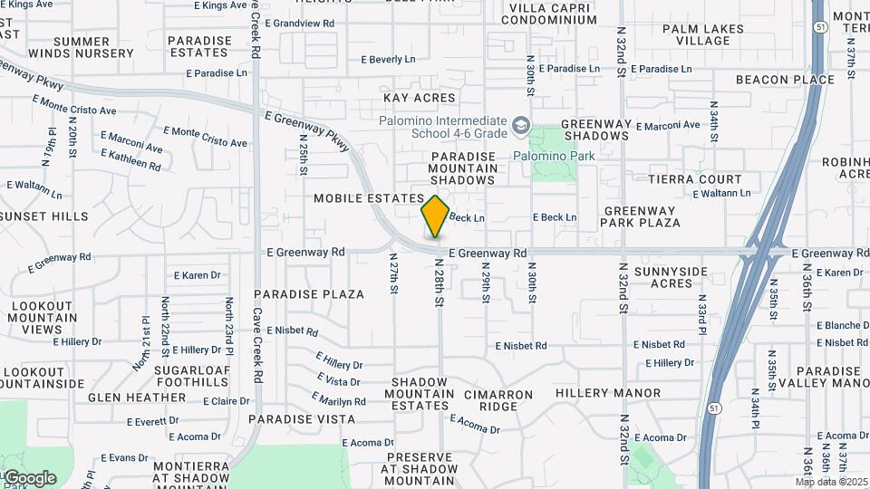 15402 N 28th St, Unit Unit 207 Map and Location Details