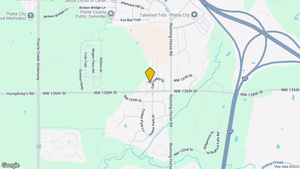 13662 Oak Valley Dr Map and Location Details