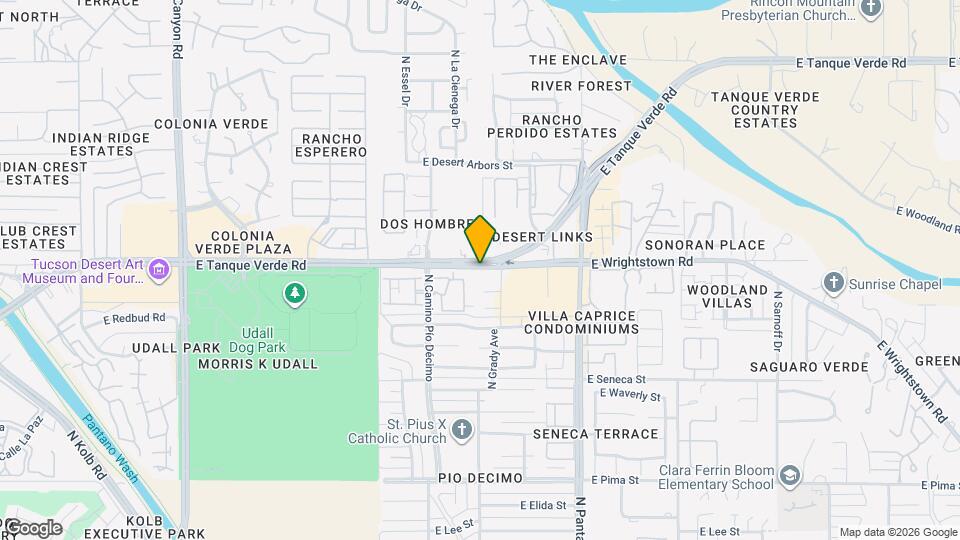 Tanque Verde Apartments Map and Location Details