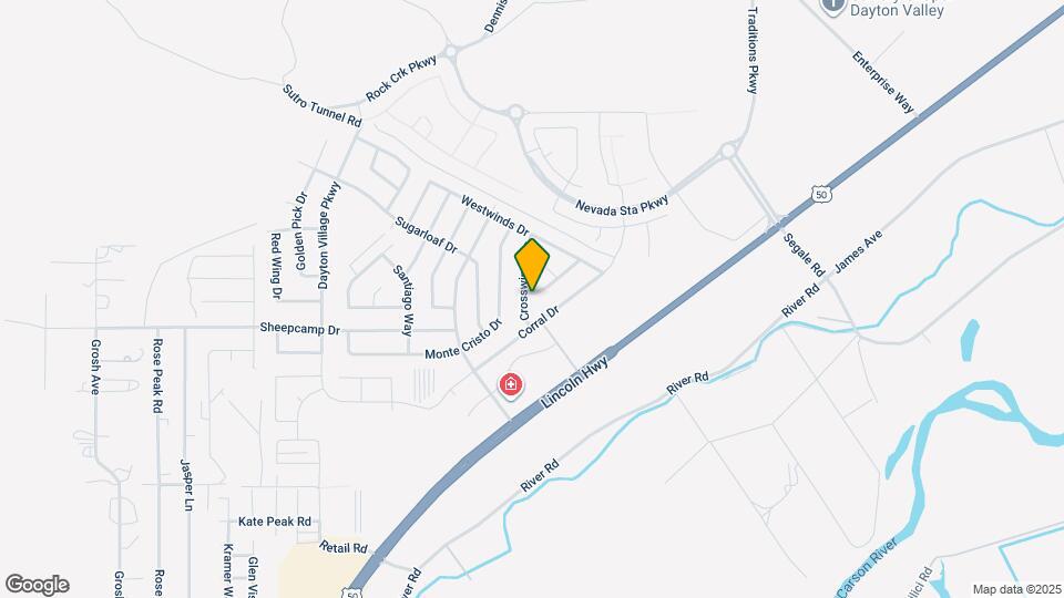 410 Crosswinds Dr Map and Location Details