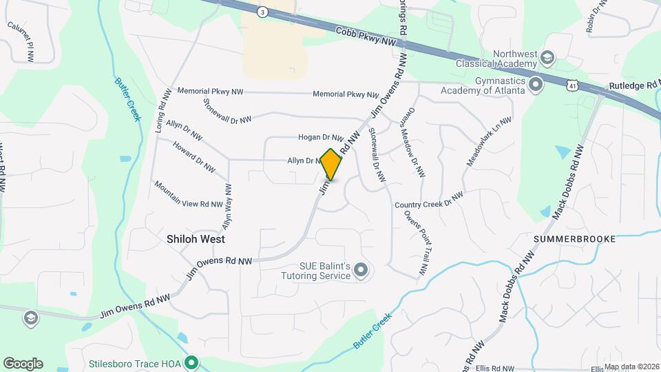 2804 Jim Owens Rd NW, Unit 25-101 Mapa y Detalles de la Ubicación