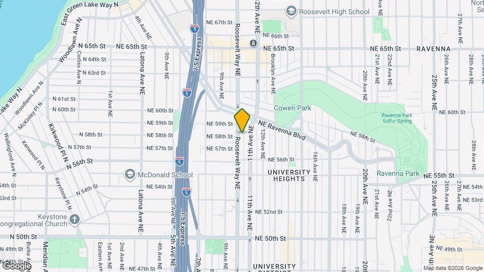 5790 Roosevelt Way NE Mapa y Detalles de la Ubicación