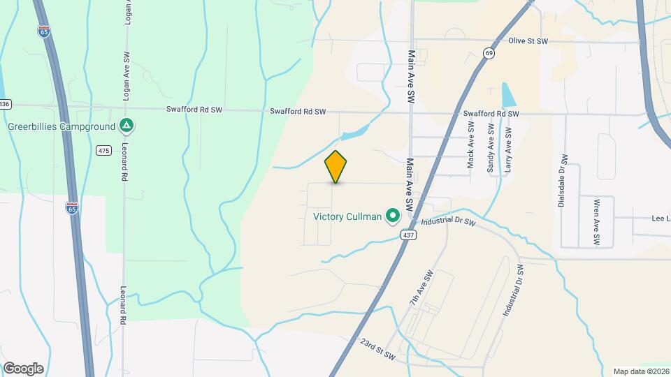 2102 Ellsworth Lp Rd Map and Location Details