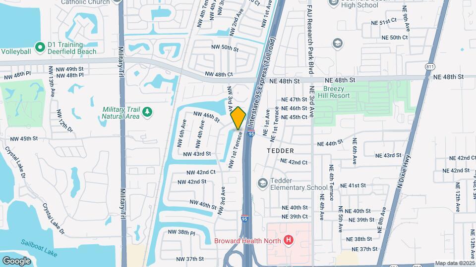 4491 NW 1st Ter Mapa y Detalles de la Ubicación