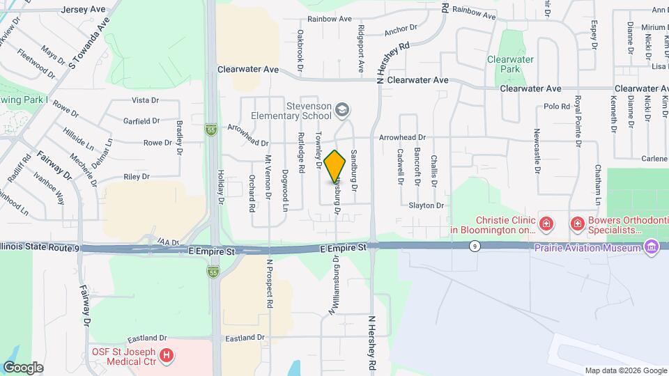 1208 Gettysburg Dr Map and Location Details