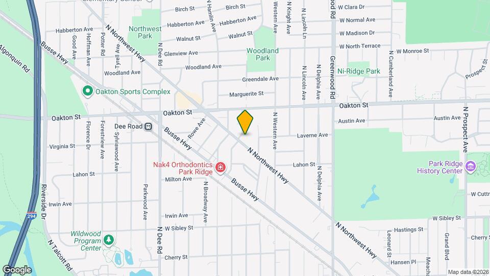 863 N Northwest Hwy Map and Location Details