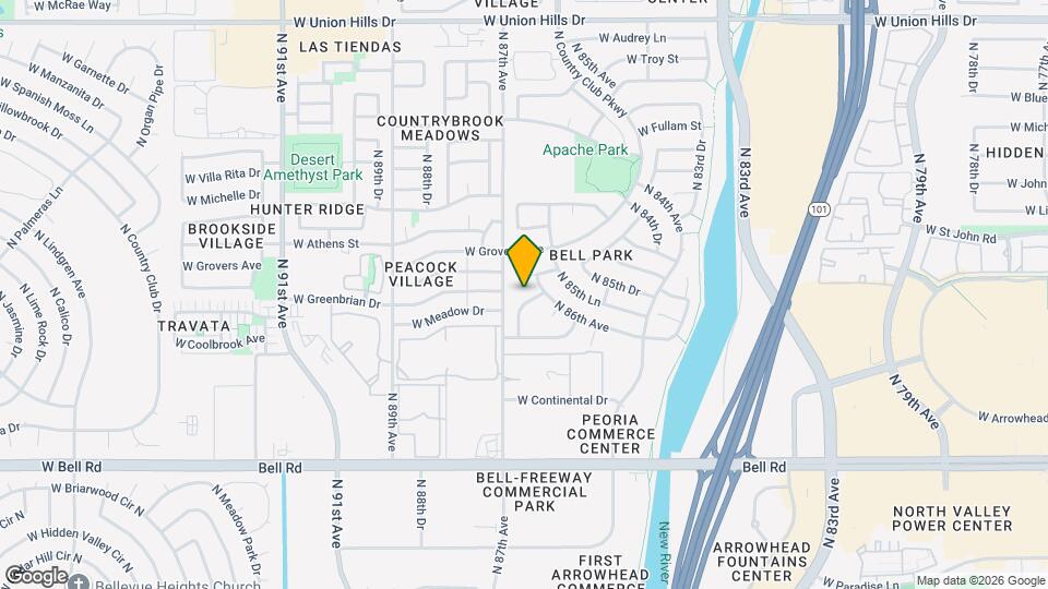 8626 W Greenbrian Dr Map and Location Details