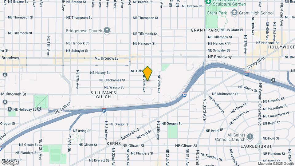 2612 NE Clackamas St Map and Location Details