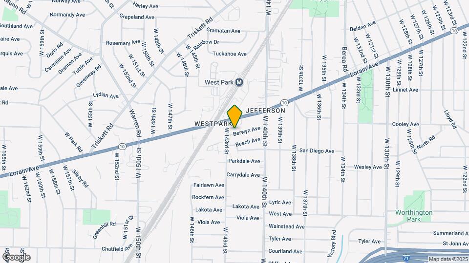 14224 Berwyn Ave Map and Location Details