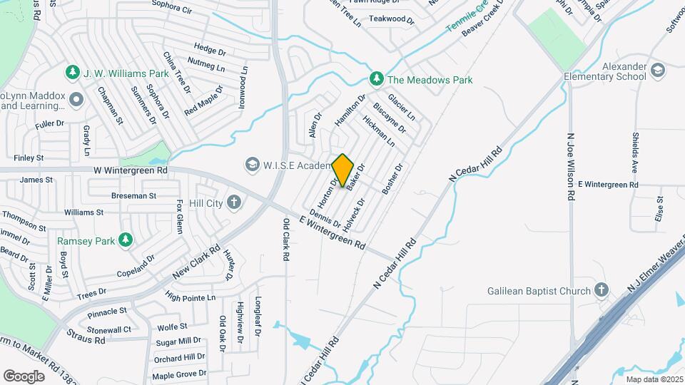 1415 Baker Dr Map and Location Details