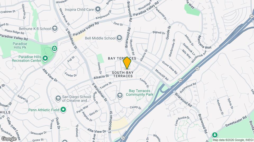 7160 Alsacia St Map and Location Details