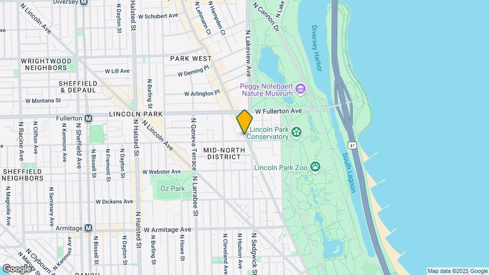 2302 N Clark St-Unit -Unit 3W Map and Location Details