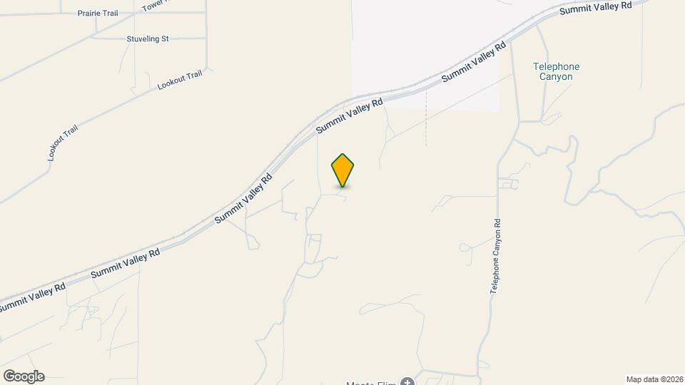 13633 Summit Valley Rd Map and Location Details