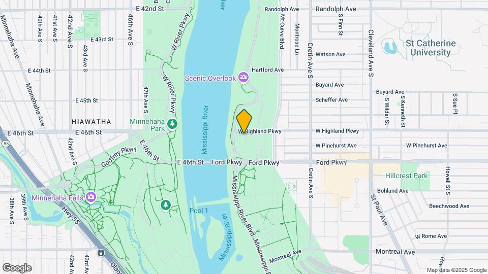 740 River Drive Map and Location Details