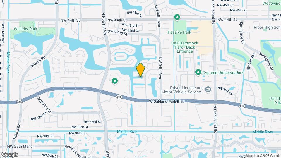 3641 NW 95th Terrace Map and Location Details