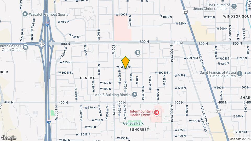 654 N Emery Ave Mapa y Detalles de la Ubicación