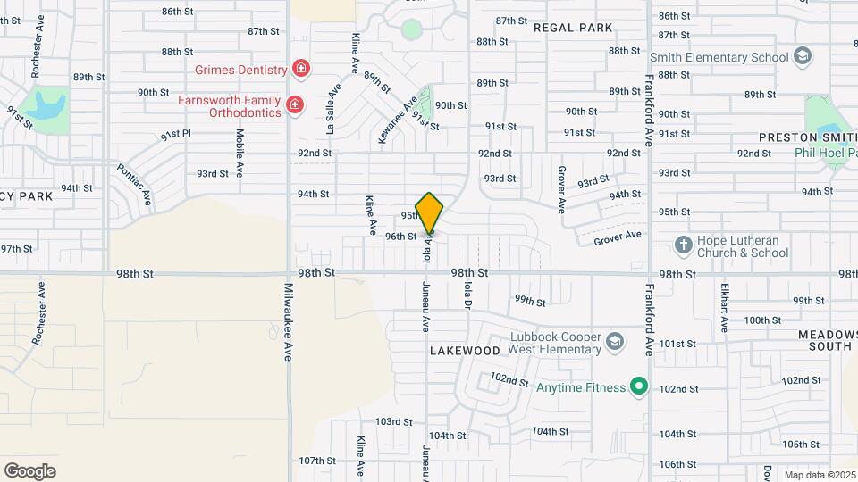9601 Iola Ave Map and Location Details