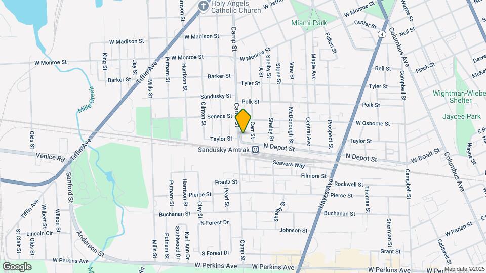 1608 Camp St Map and Location Details