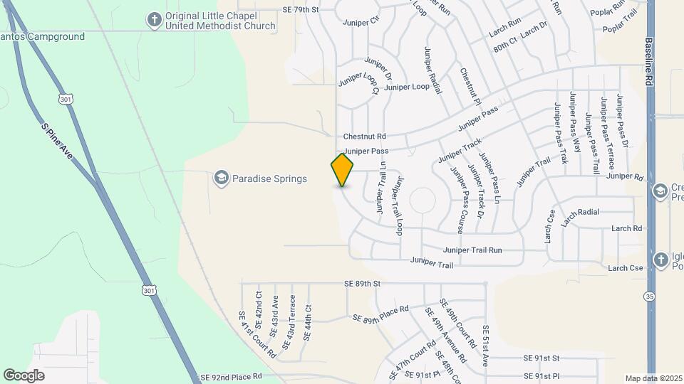 8519 Juniper Rd Map and Location Details