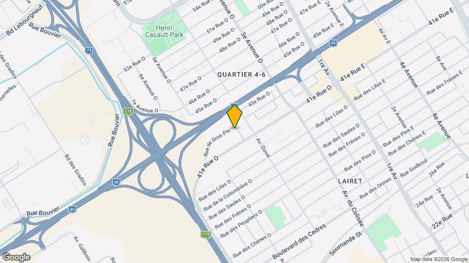 4120 De Gros-Pin Rue Map and Location Details