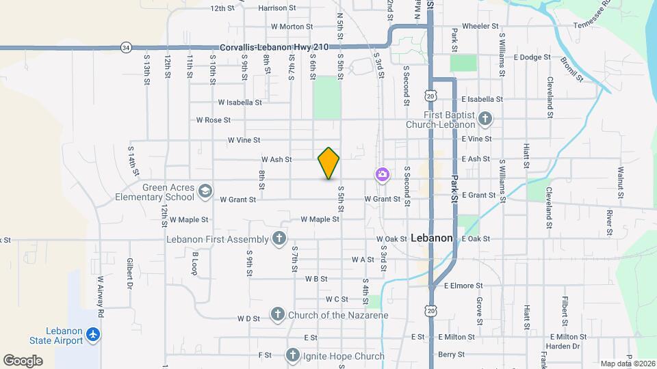 450 W Sherman St Map and Location Details