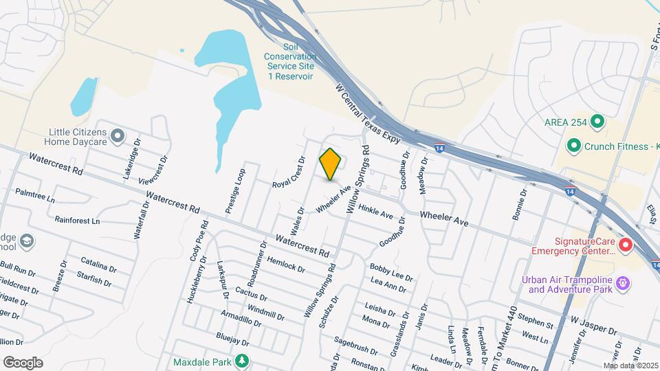 2206 Silverway Dr Map and Location Details