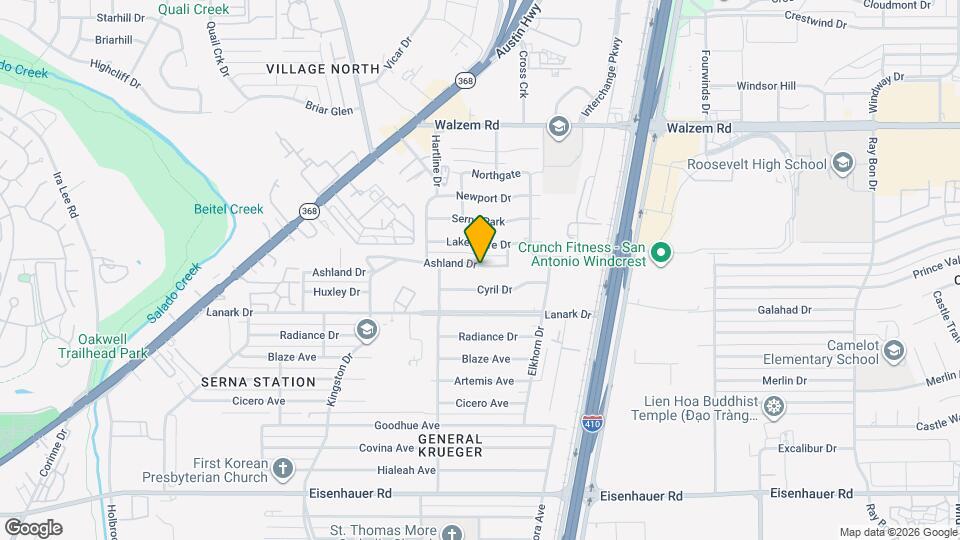 346 Ashland Dr Map and Location Details