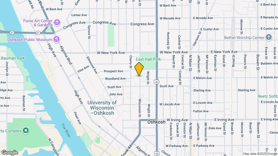 929 Wisconsin St Map and Location Details