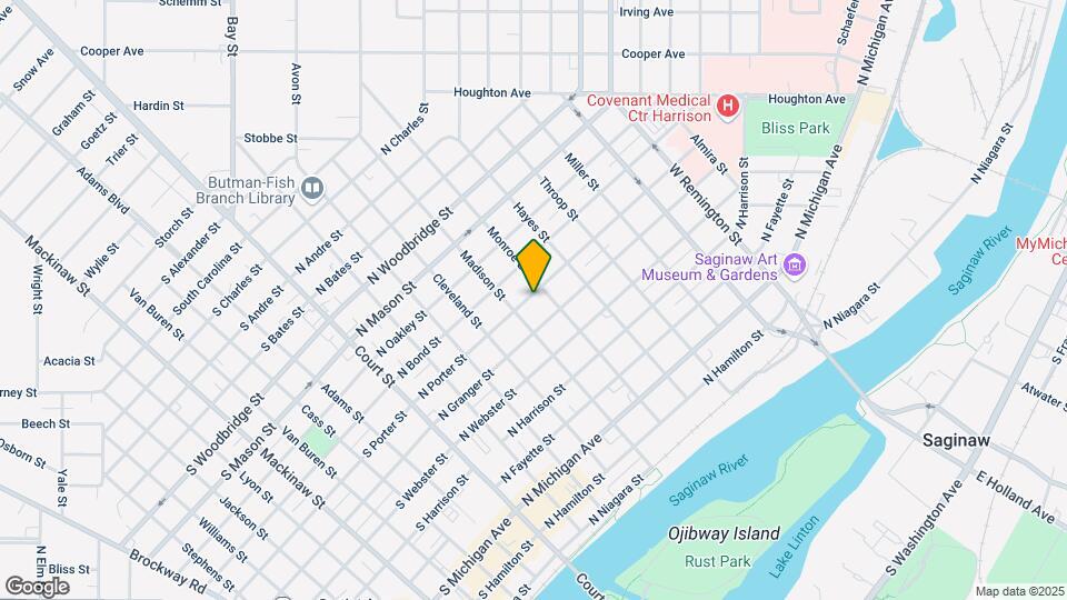 516 N Porter St Map and Location Details